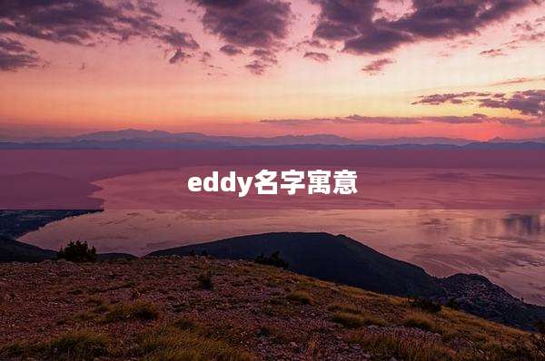 eddy名字寓意