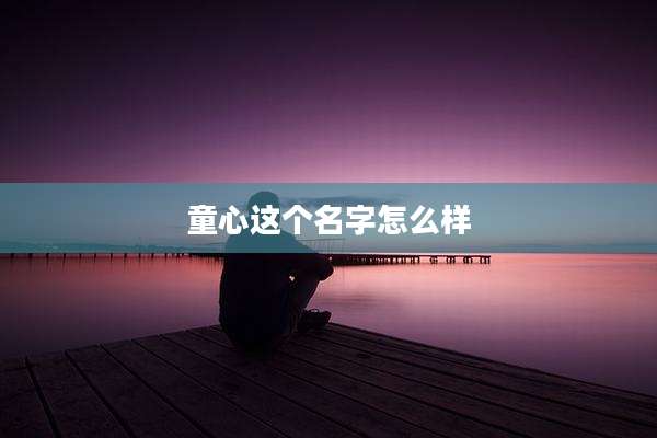 童心这个名字怎么样