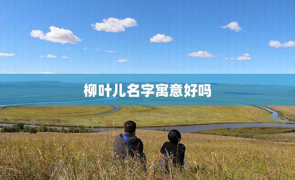 柳叶儿名字寓意好吗