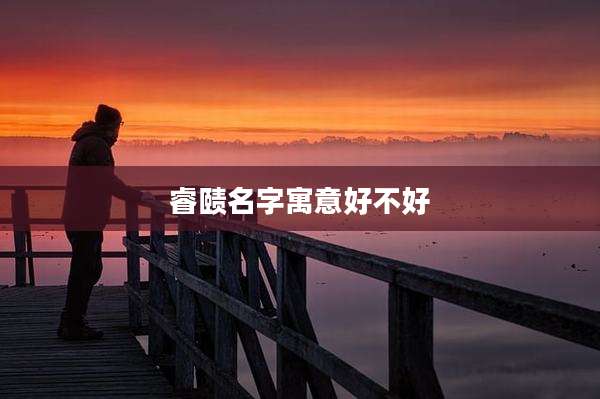 睿赜名字寓意好不好