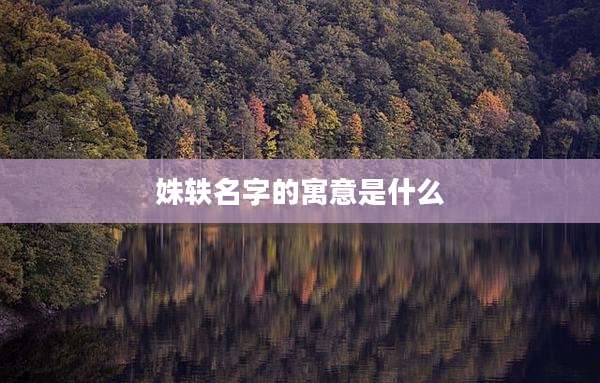 姝轶名字的寓意是什么