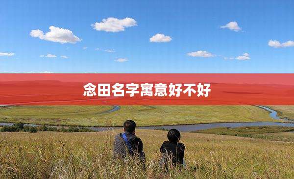 念田名字寓意好不好